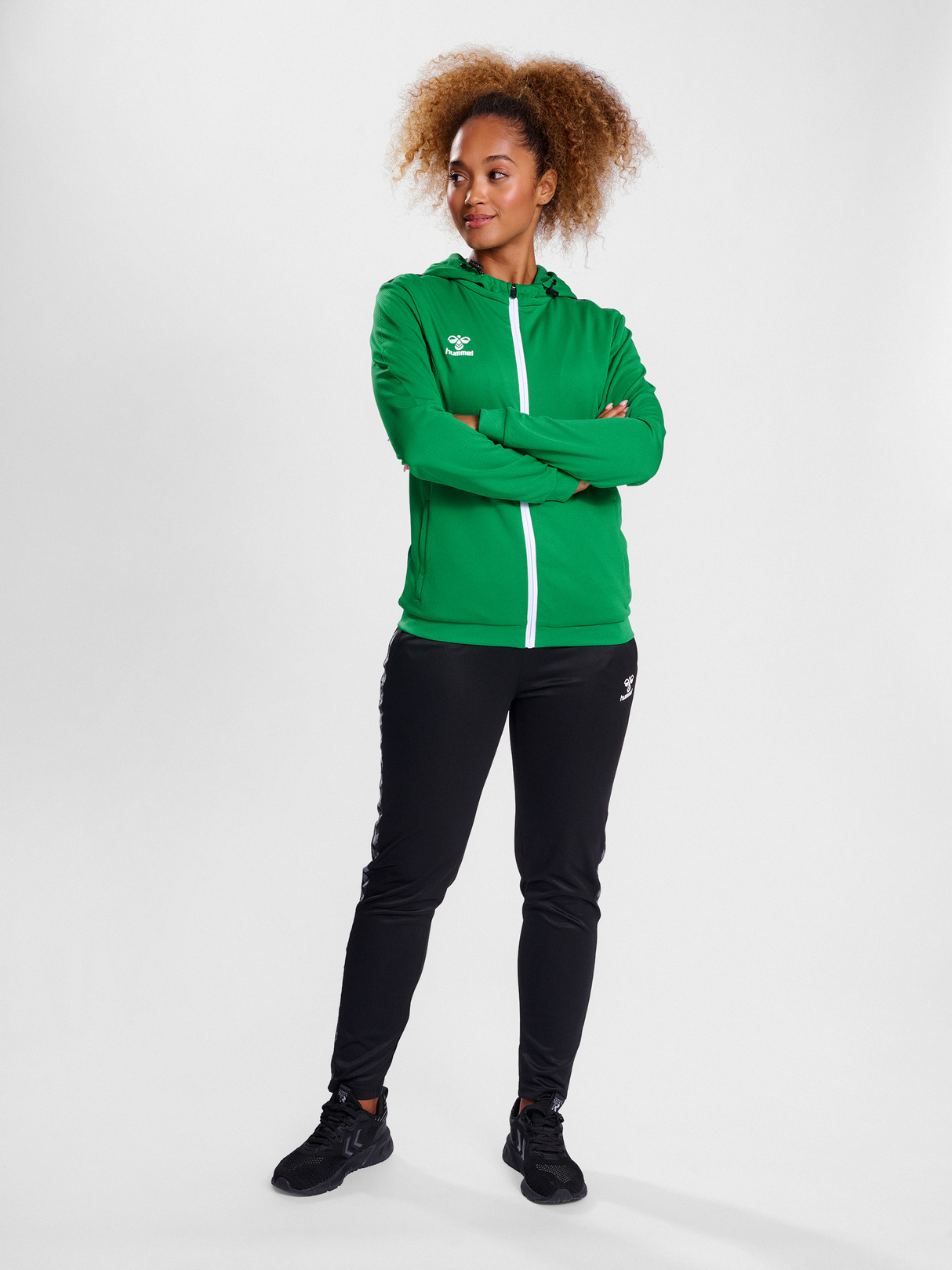 hummel Women's Authentic Polyester Zip Hoodie-5