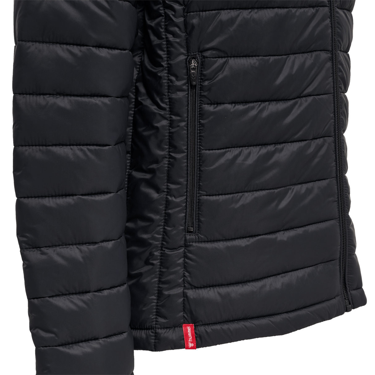 hummel Women's Red Quilted Hood Jacket-3