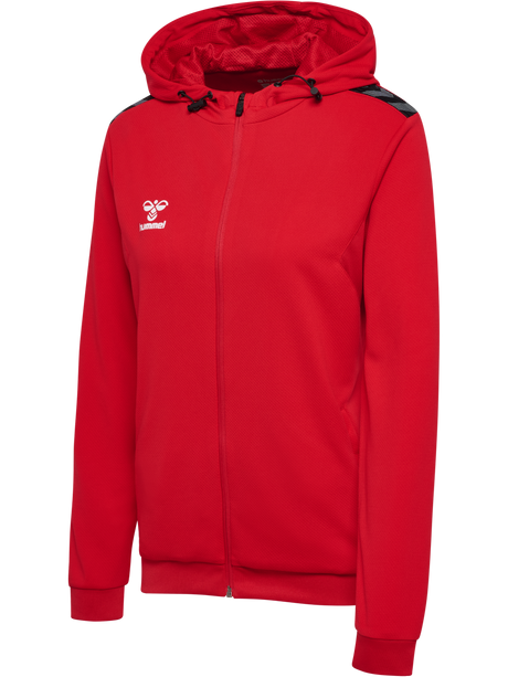 hummel Women's Authentic Polyester Zip Hoodie-1