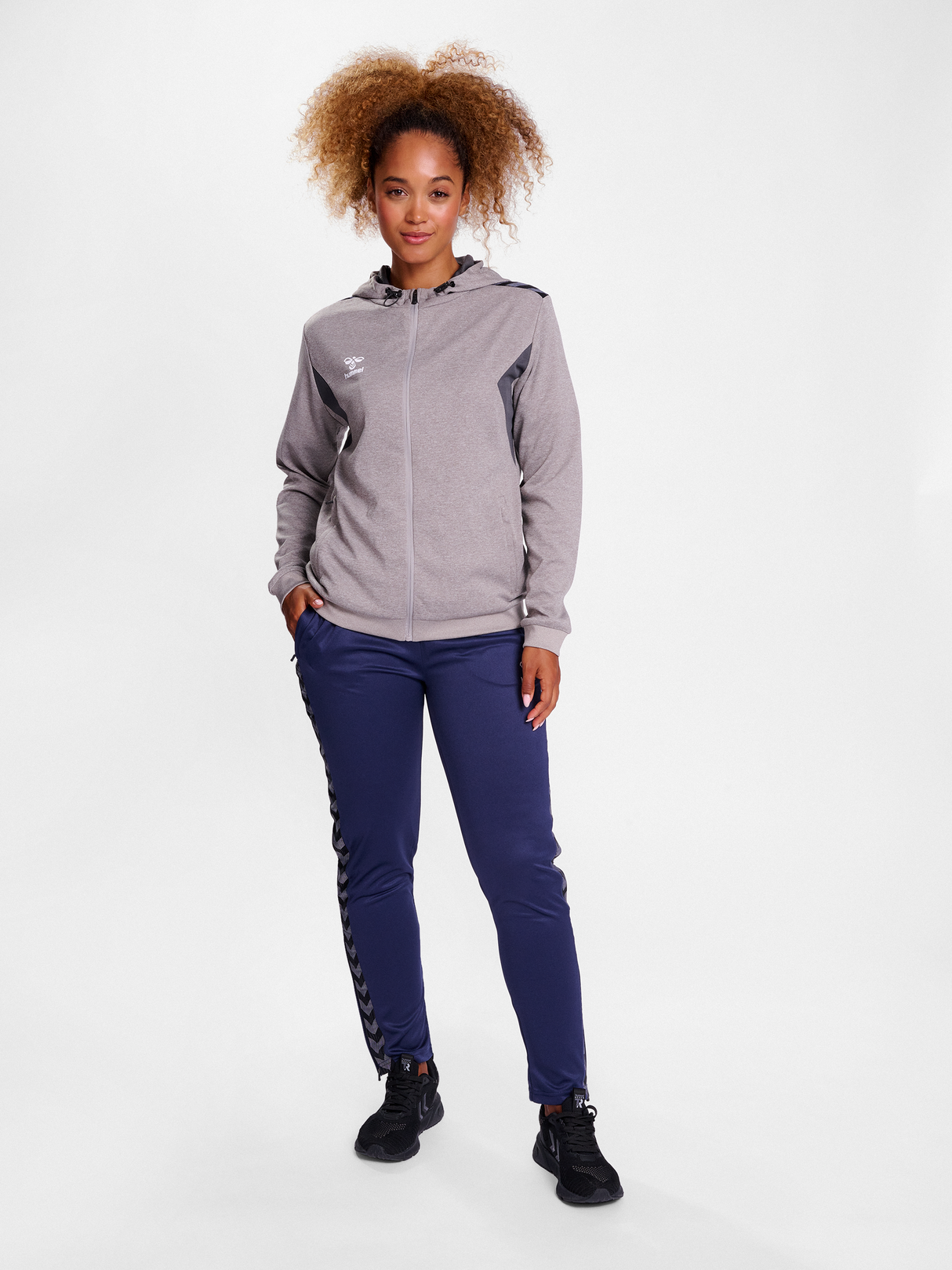 hummel Women's Authentic Polyester Zip Hoodie-5