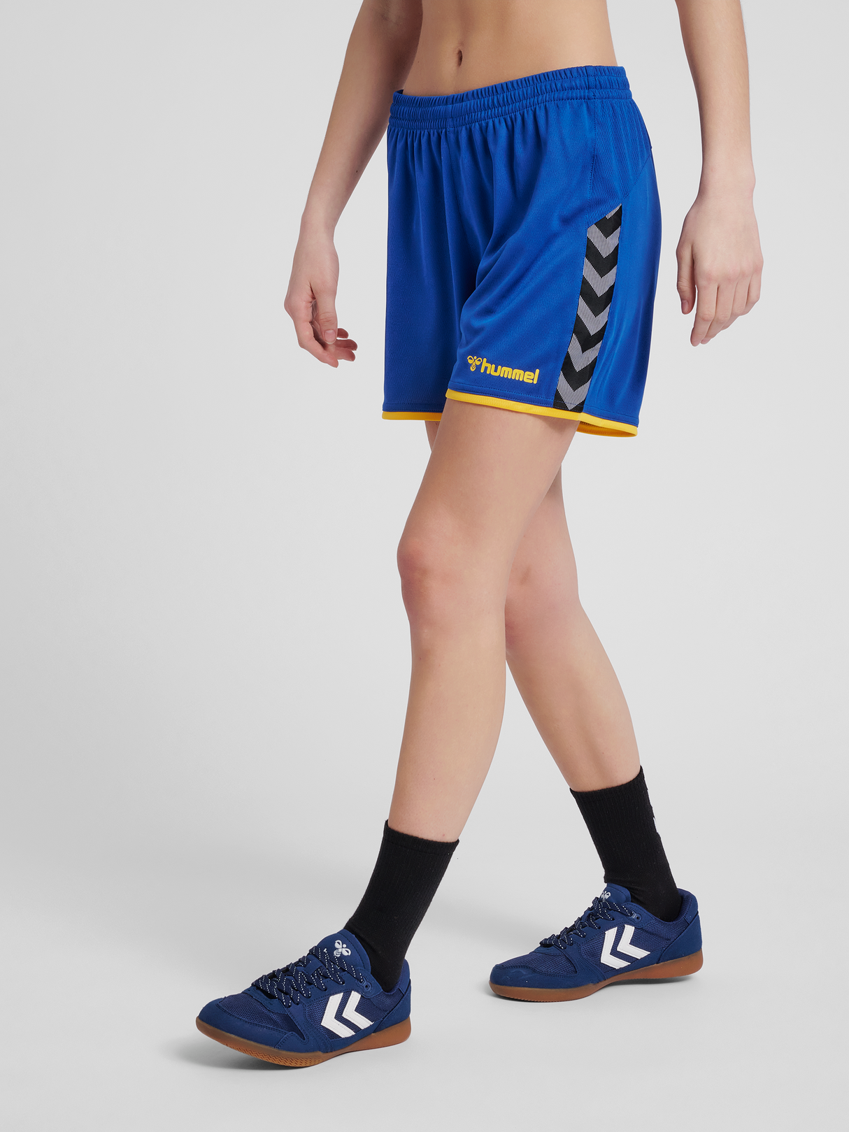 hummel Women's Authentic Poly Shorts-4