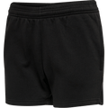 hummel Women's Red Basic Sweat Shorts-1
