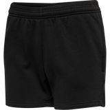 hummel Women's Red Basic Sweat Shorts-1