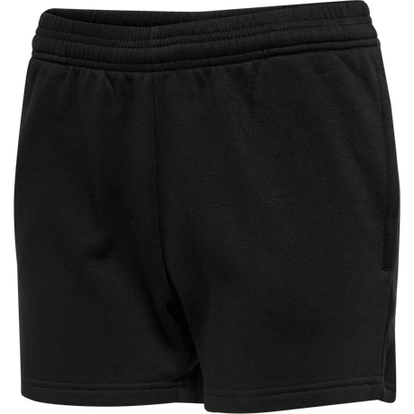 hummel Women's Red Basic Sweat Shorts-1