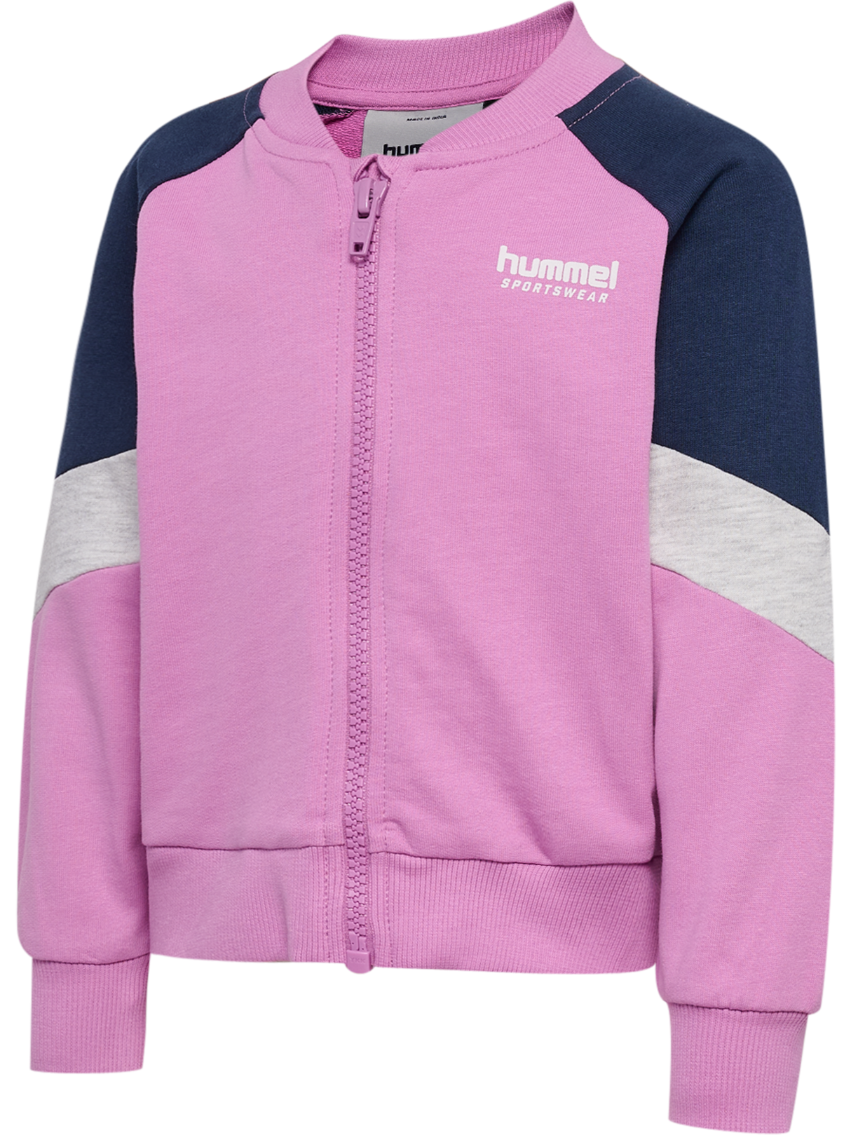 hummel Youth Mini Loose Block Zip Jacket-1