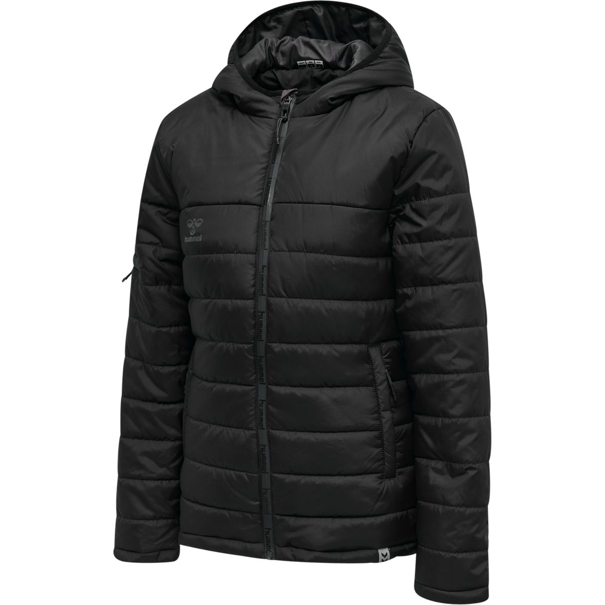 hummel Women's North Quilted Hood Jacket-1
