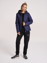 hummel Women's North Quilted Hood Jacket-5