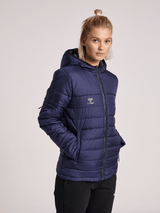 hummel Women's North Quilted Hood Jacket-6
