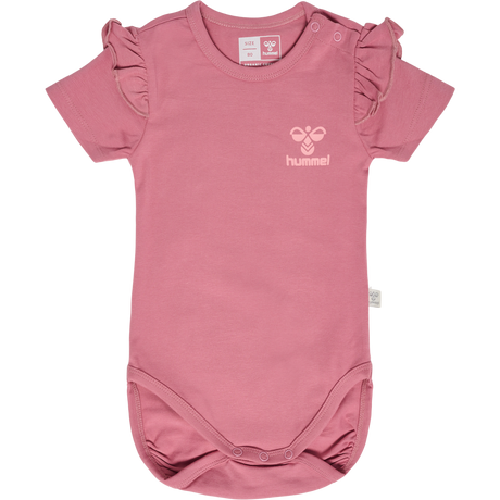 hummel Infant & Toddler Talya Ruffle Bodysuit Short Sleeve-1