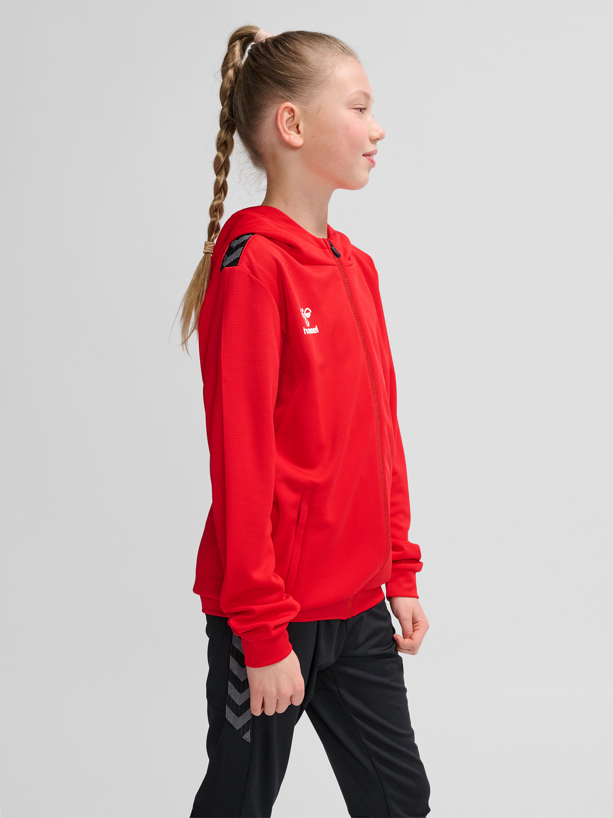 hummel Youth Authentic Polyester Zip Hoodie-5