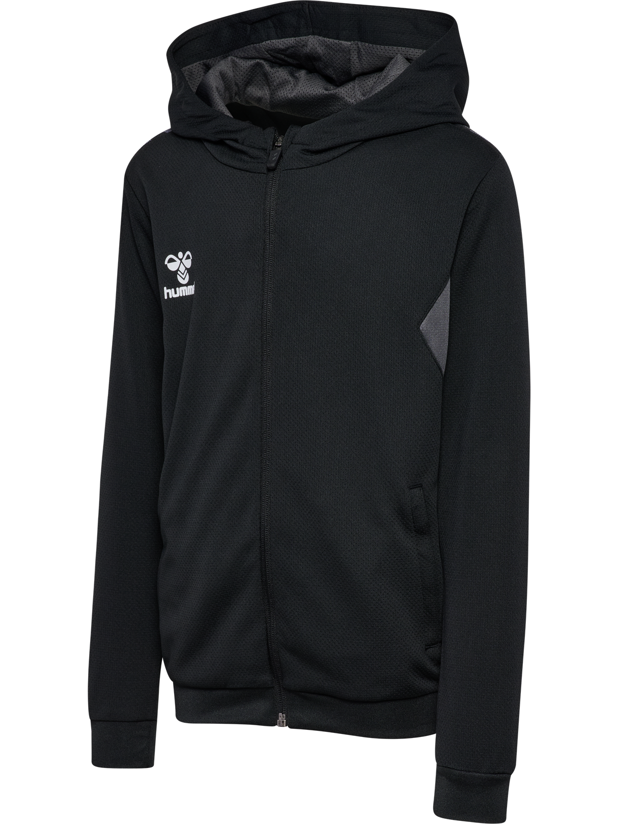hummel Youth Authentic Polyester Zip Hoodie-1