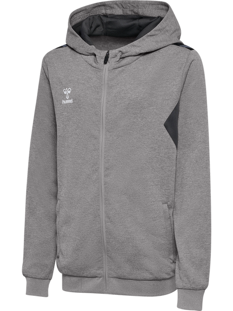 hummel Youth Authentic Polyester Zip Hoodie-1