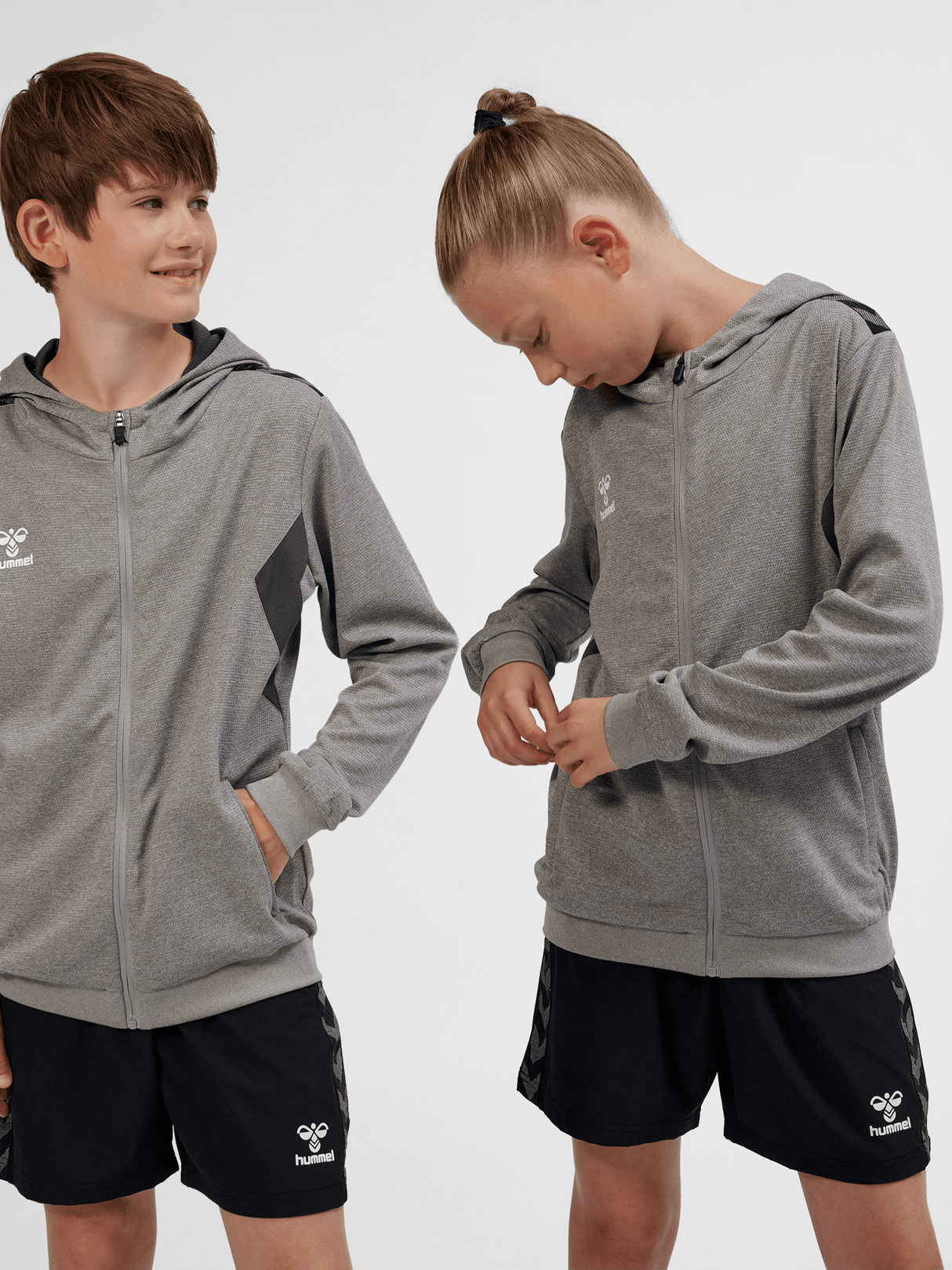 hummel Youth Authentic Polyester Zip Hoodie-6
