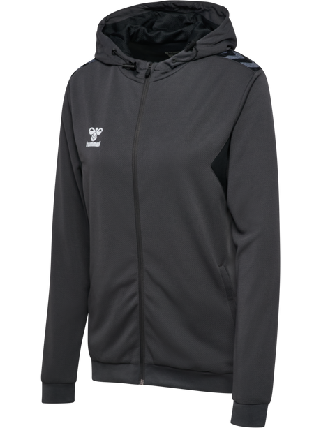 hummel Women's Authentic Polyester Zip Hoodie-1