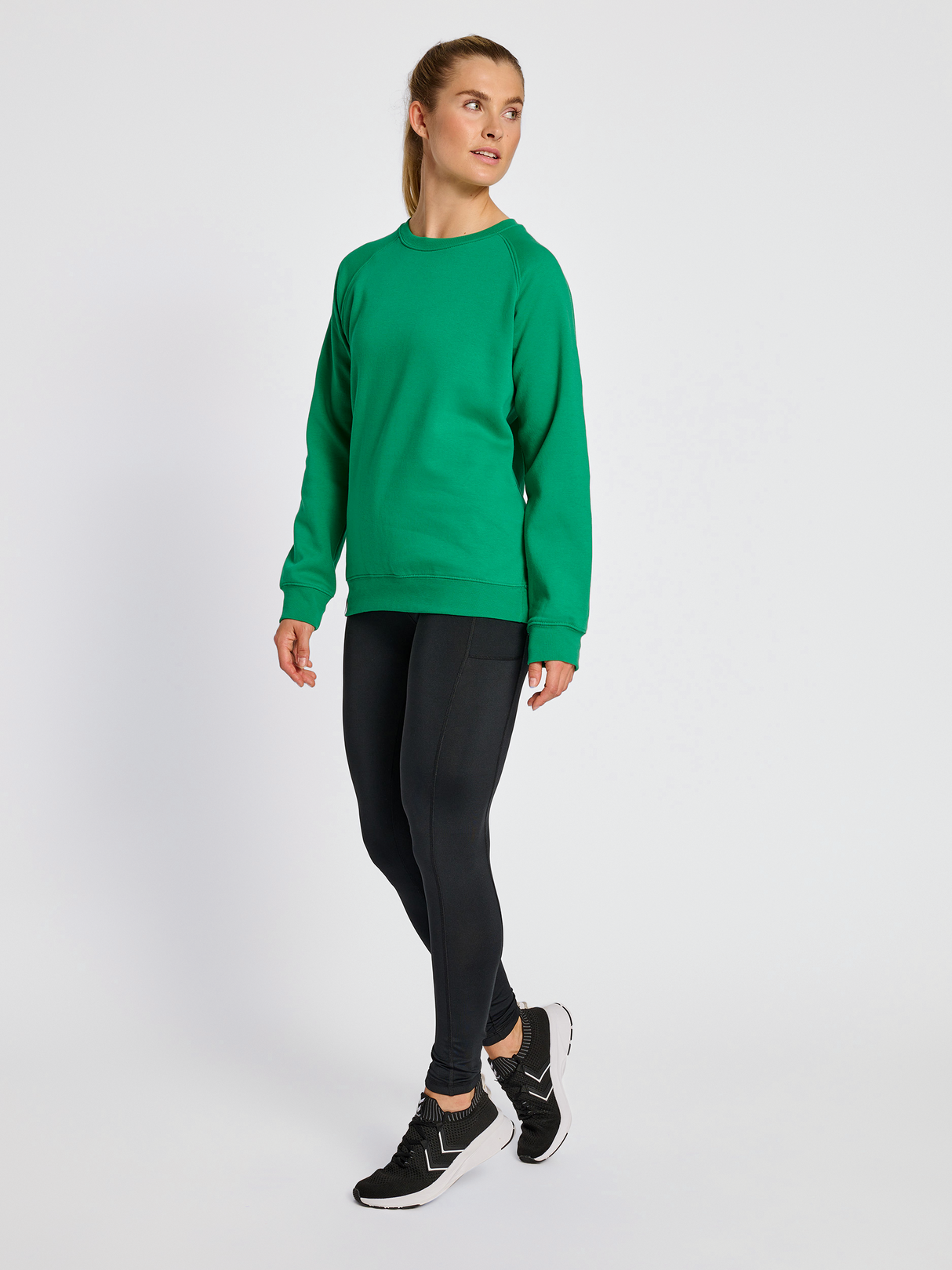 hummel Women's Red Classic Sweatshirt-4