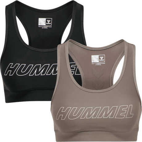 hummel Women's Training Essentials Tola 2-Pack Sports Bra-1