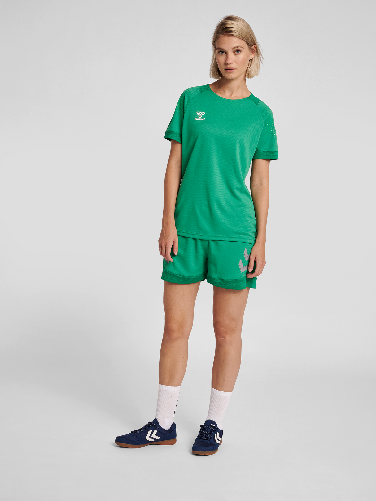 hummel Women's Lead Poly Shorts-4