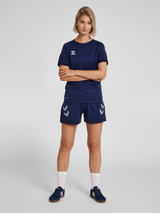 hummel Women's Lead Poly Shorts-4