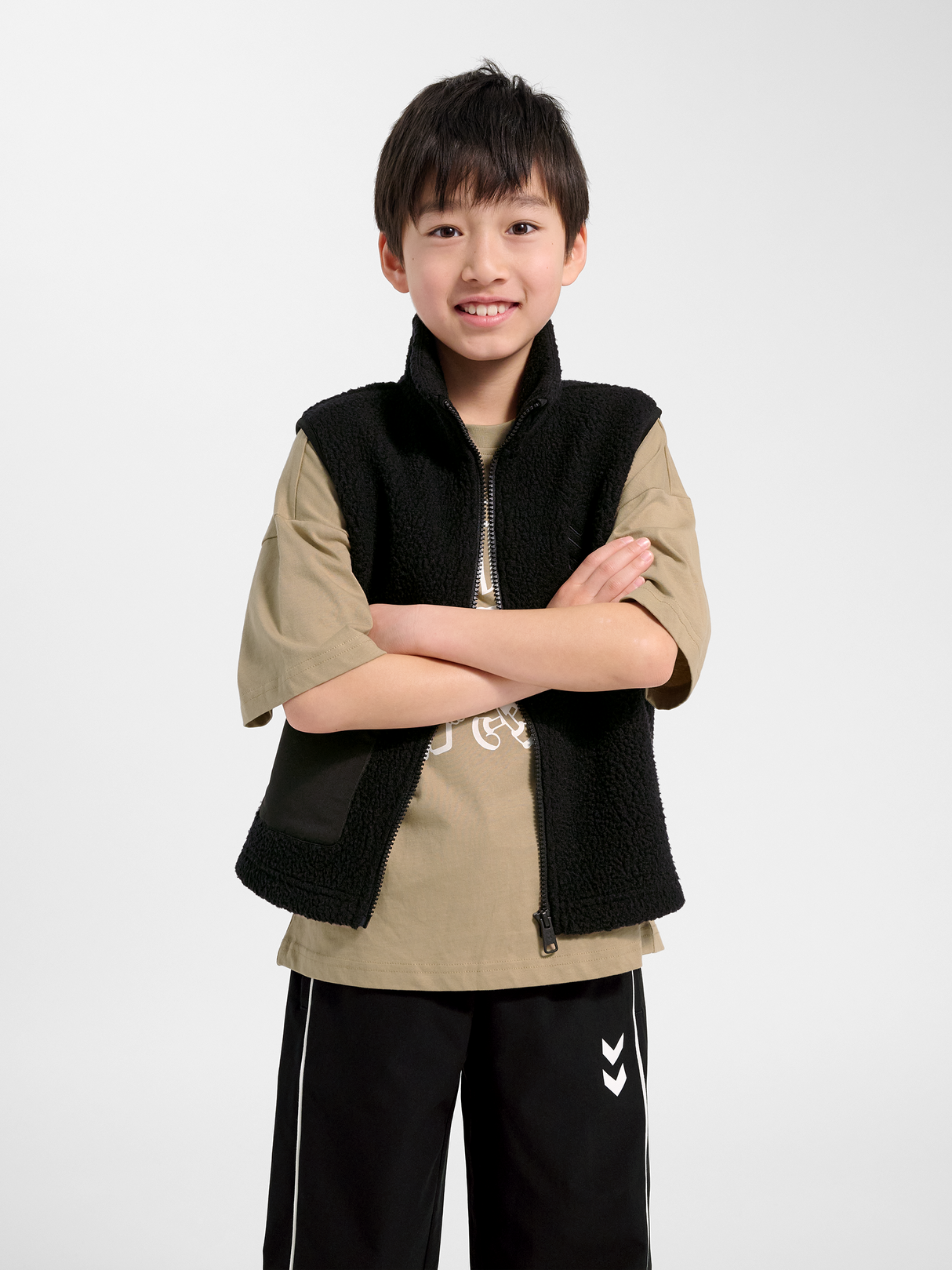hummel Youth Martini Fleece Zip Vest-6