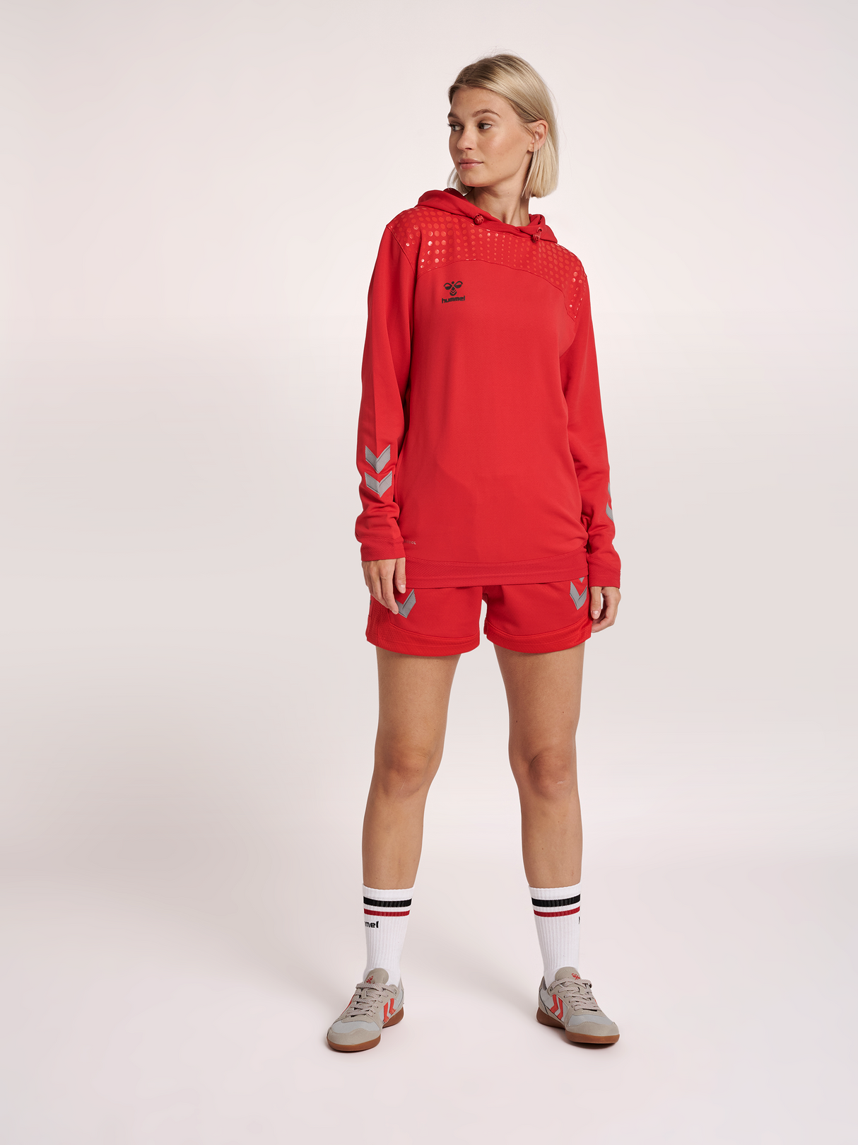 hummel Women's Lead Poly Hoodie-4