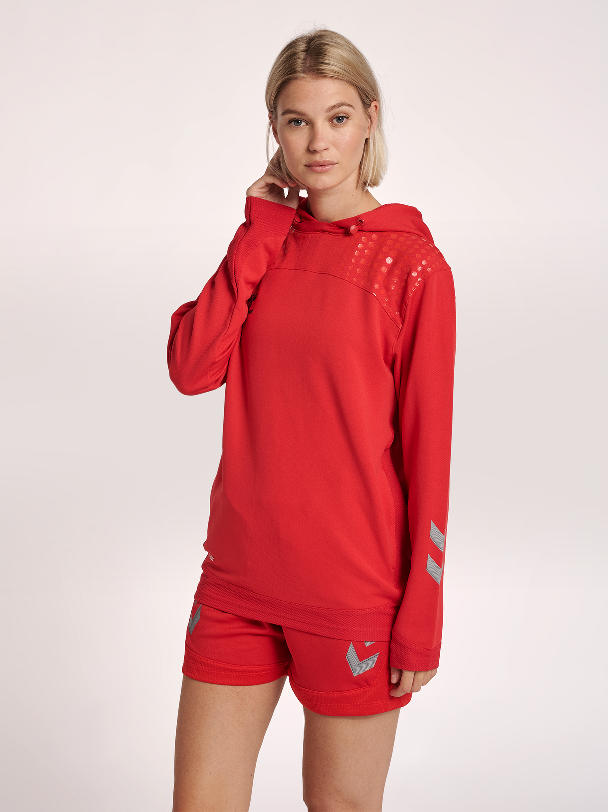 hummel Women's Lead Poly Hoodie-5