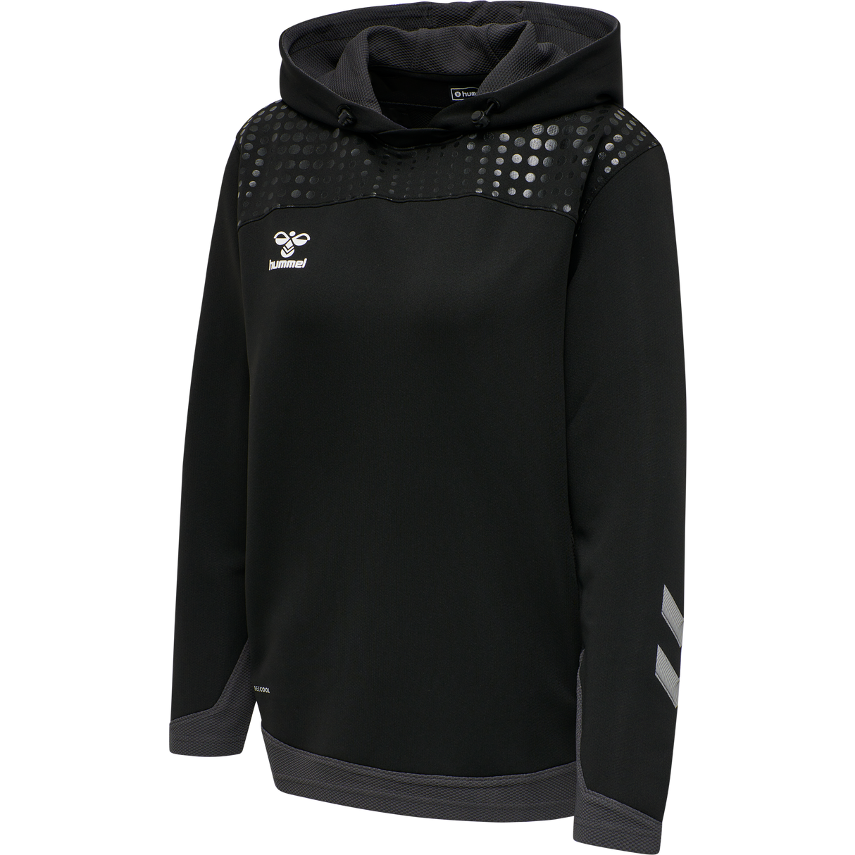 hummel Women's Lead Poly Hoodie-1