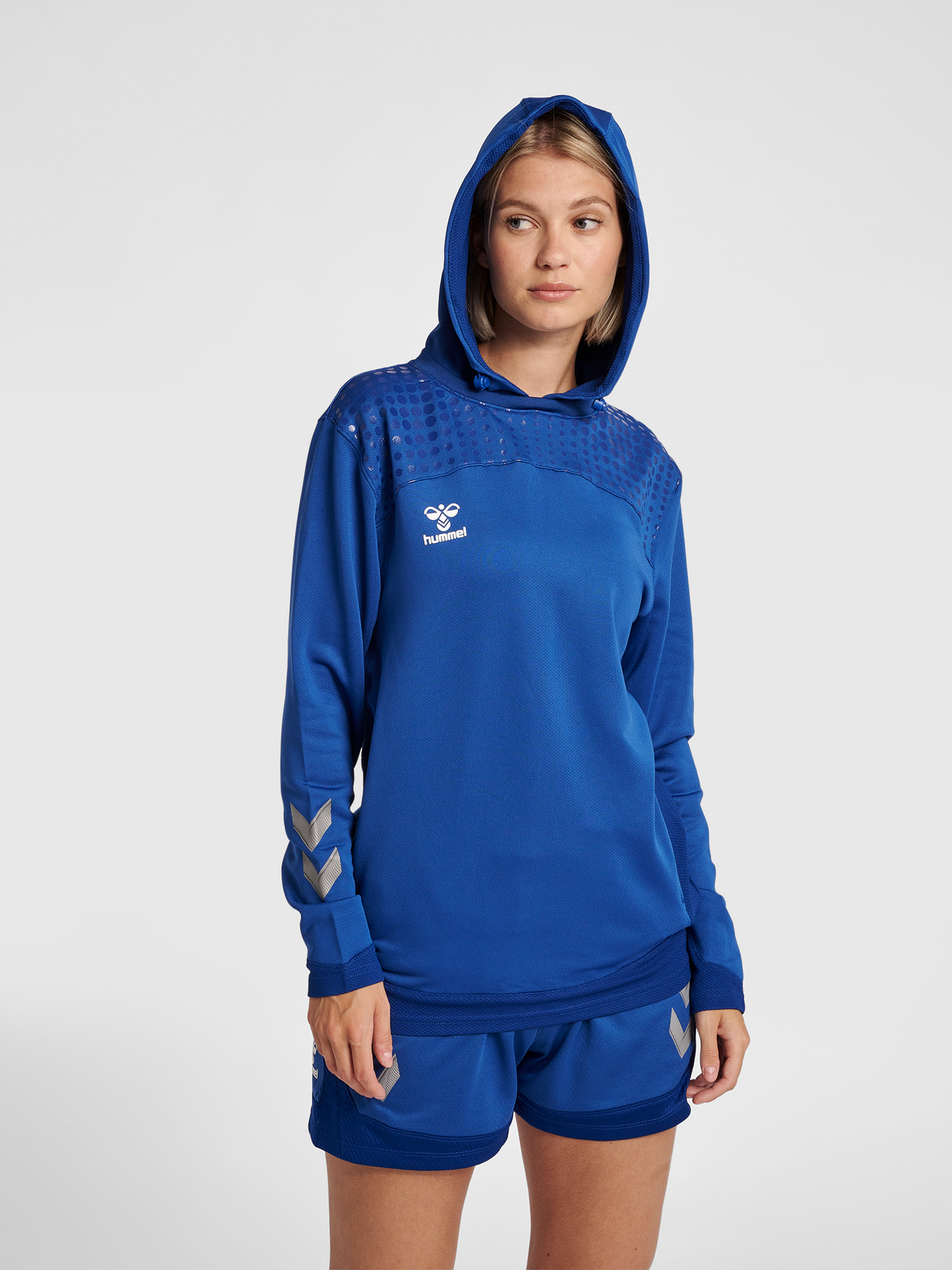hummel Women's Lead Poly Hoodie-5