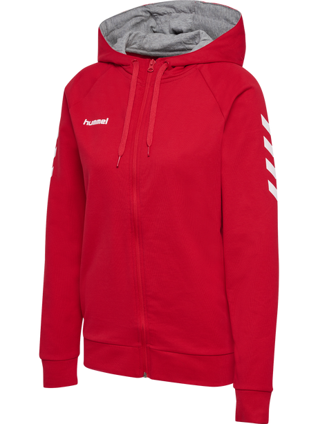 hummel Women's Go Cotton Zip Hoodie-1