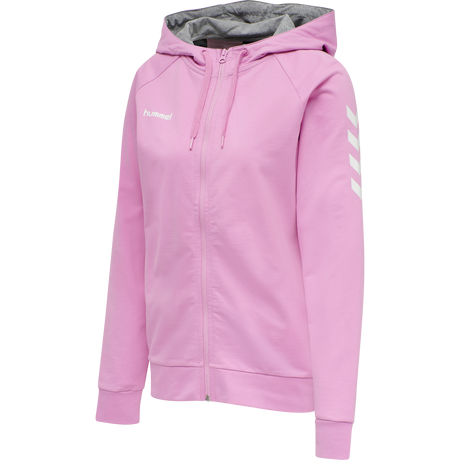 hummel Women's Go Cotton Zip Hoodie-1