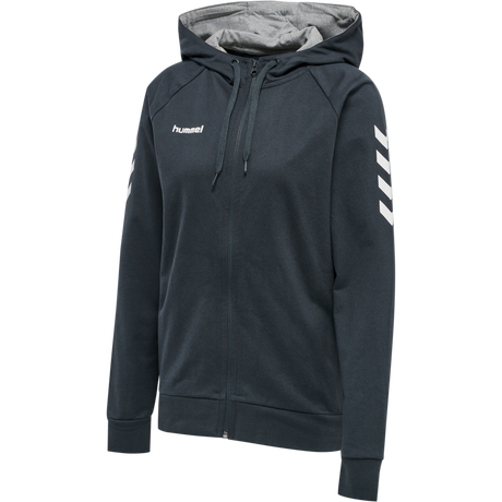 hummel Women's Go Cotton Zip Hoodie-1