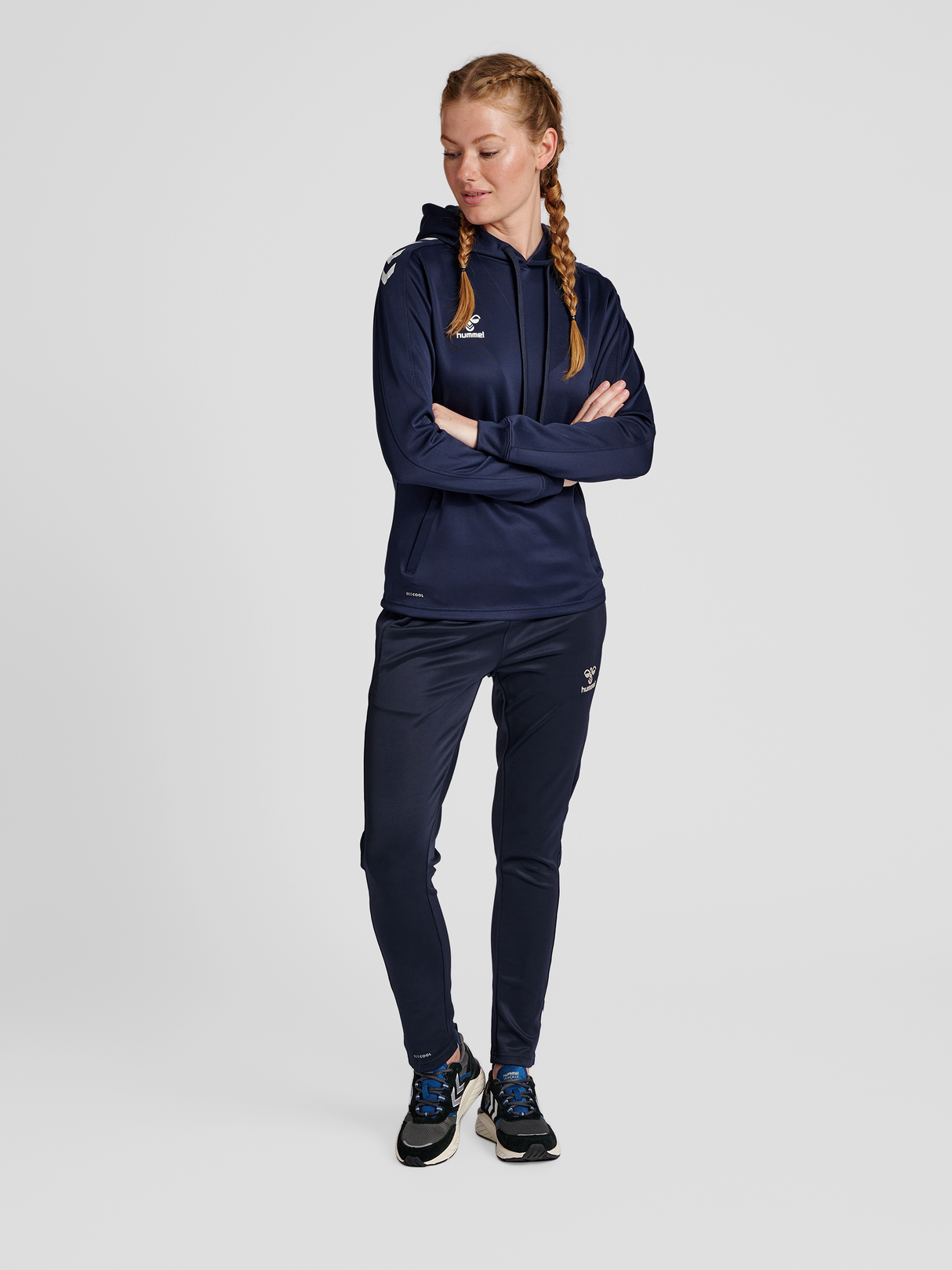 hummel Women's Core XK Poly Sweat Hoodie-4