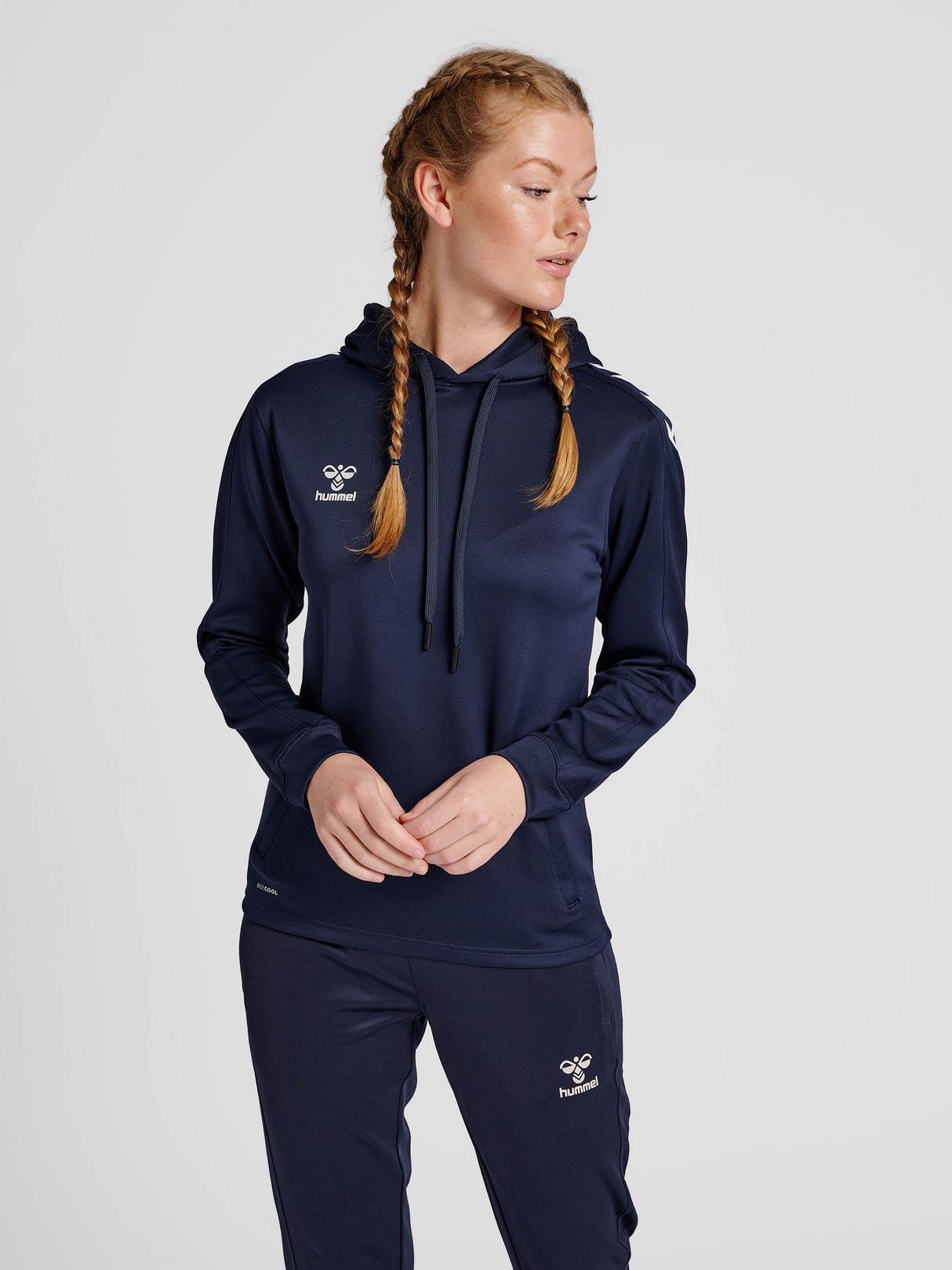 hummel Women's Core XK Poly Sweat Hoodie-5
