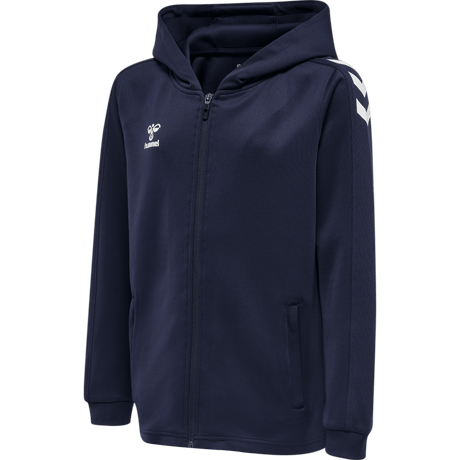 hummel Youth Core XK Poly Zip Hood Sweatshirt-1