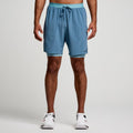 Saucony Men's Outpace 7" 2-IN-1 Shorts