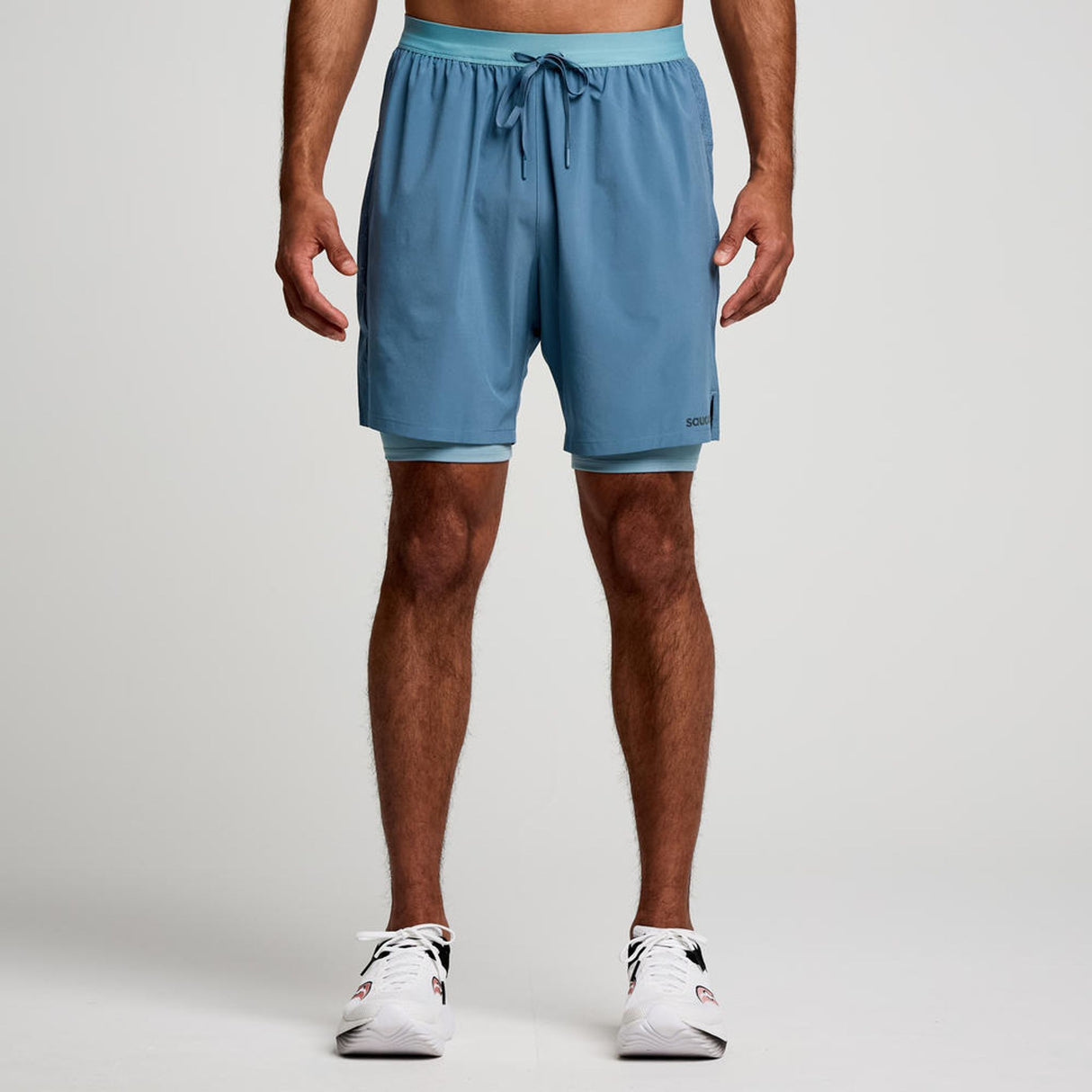 Saucony Men's Outpace 7" 2-IN-1 Shorts
