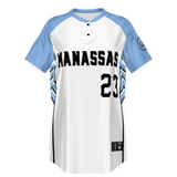 Holloway Babe Ruth Ladies Sublimated 2-Button Softball Jersey Team Softball Jerseys