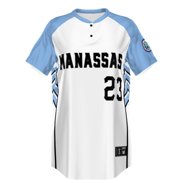 Holloway Babe Ruth Ladies Sublimated 2-Button Softball Jersey Team Softball Jerseys