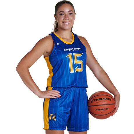 Custom Fitted Double-Ply Reversible Basketball Jersey (Womens, Girls)