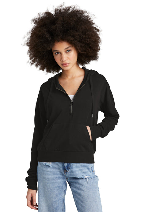 District Women's   Perfect Tri   Fleece 1/2-Zip Pullover DT1311