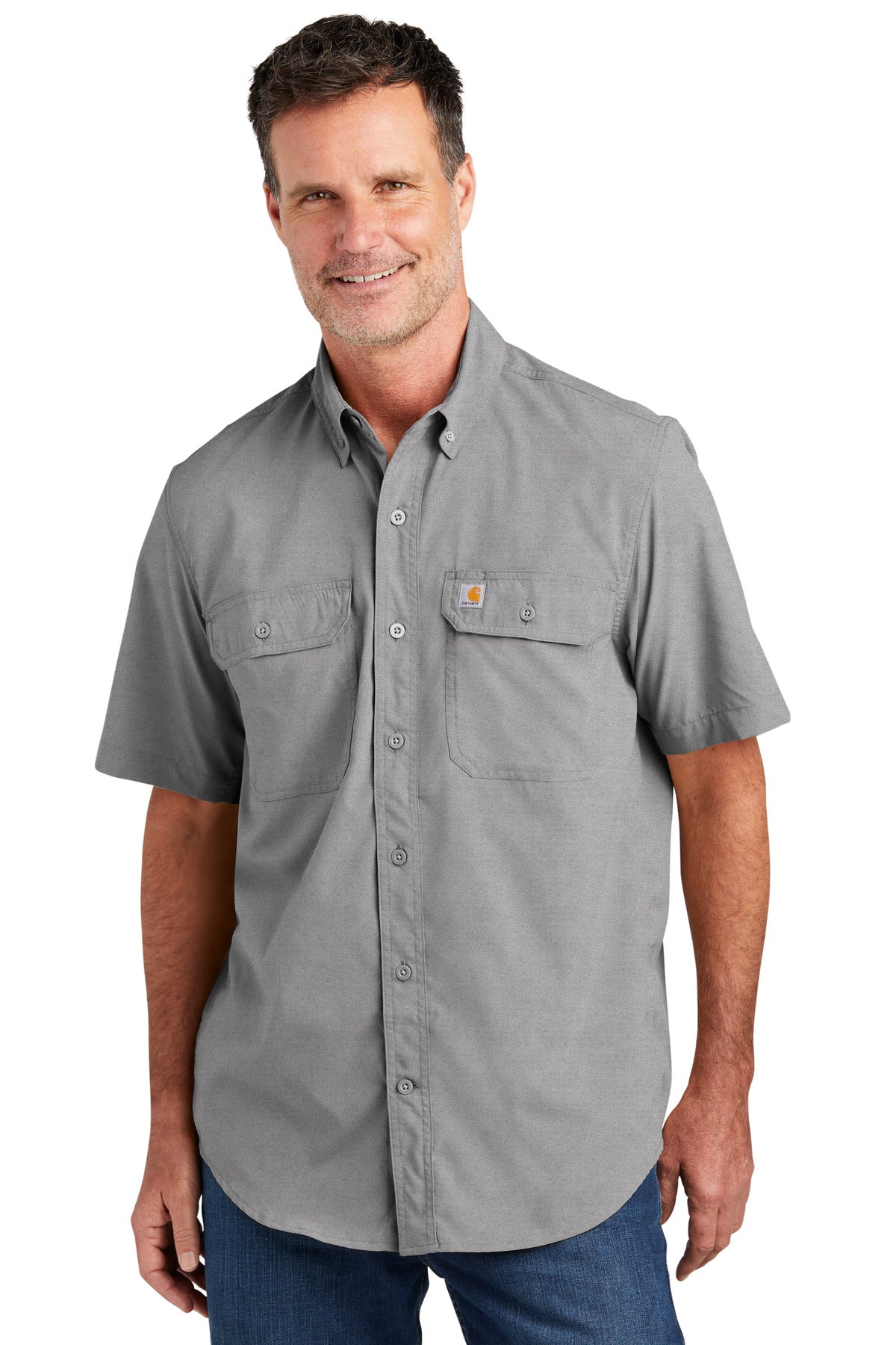 Carhartt Men's Force   Solid Short Sleeve Shirt CT105292