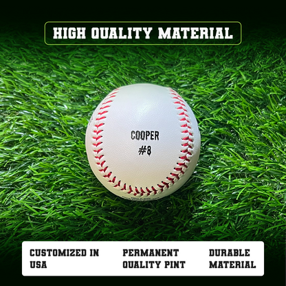 Customized Personalized Baseballs, 12 Pack