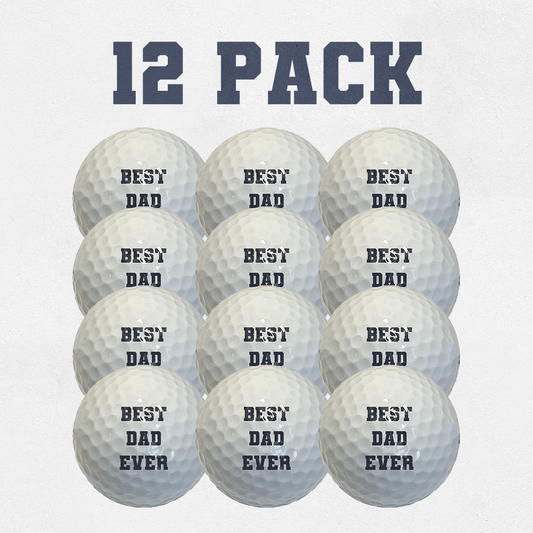 Best Dad Ever 12 Pack Golf Balls