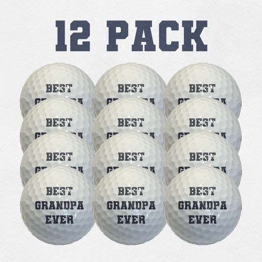 Best Grandpa Ever 12 Pack Golf Balls