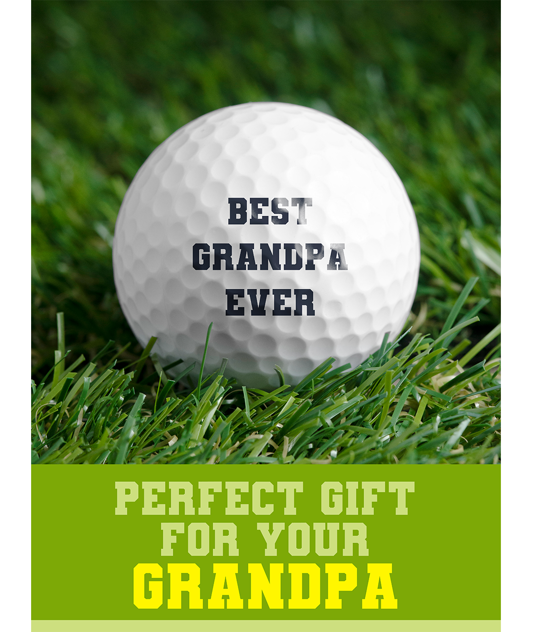 Best GrandPa Ever 12 Pack Golf Balls Gift