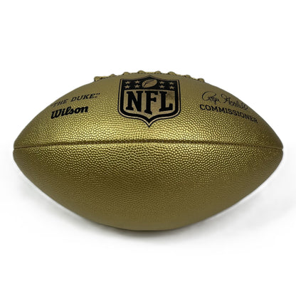 Custom Wilson Gold Football
