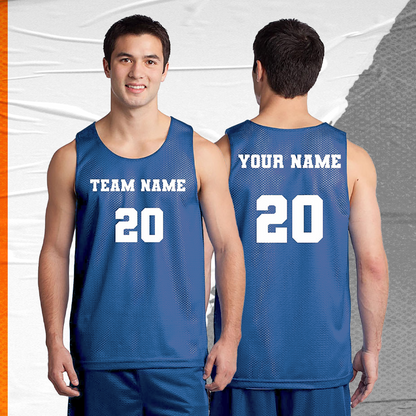 Customized Basketball Blue Jersey A