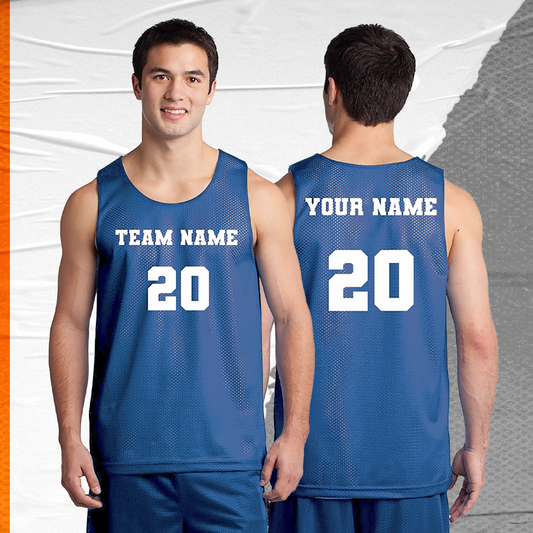 Customized Basketball Blue Jersey A