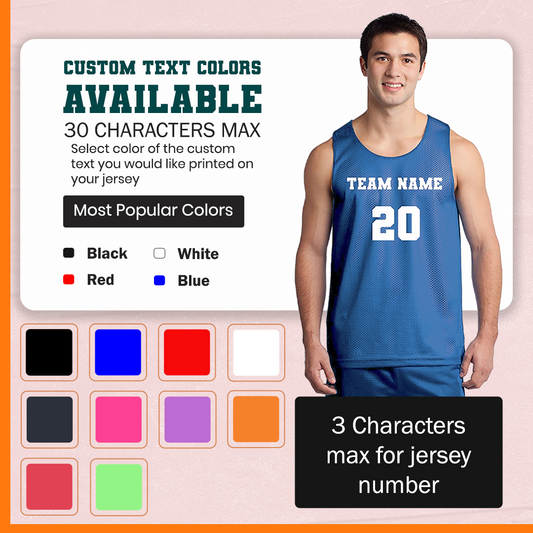 CustomizedBasketballJerseyBlueFrontandBack_Custom Colors Available