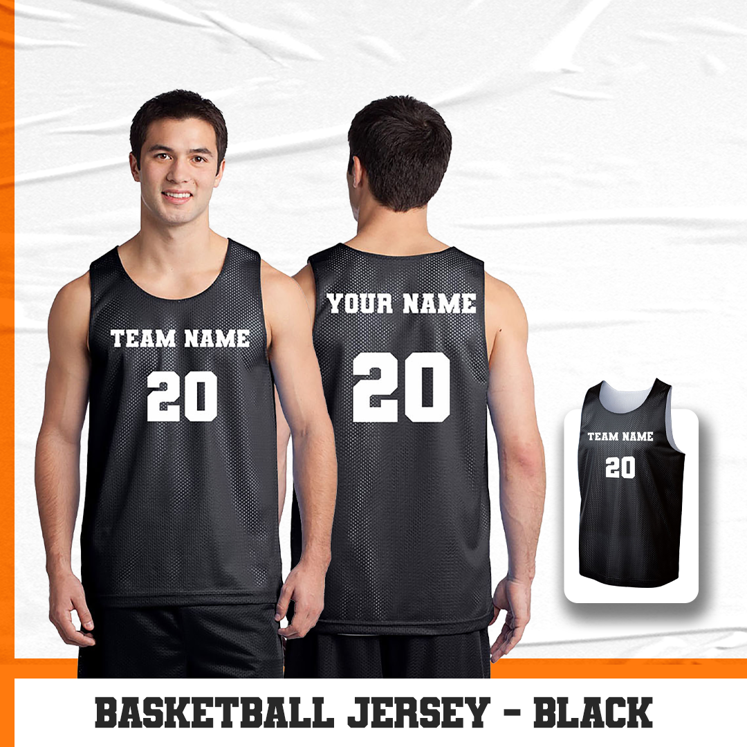 Customized Basketball Black Jersey
