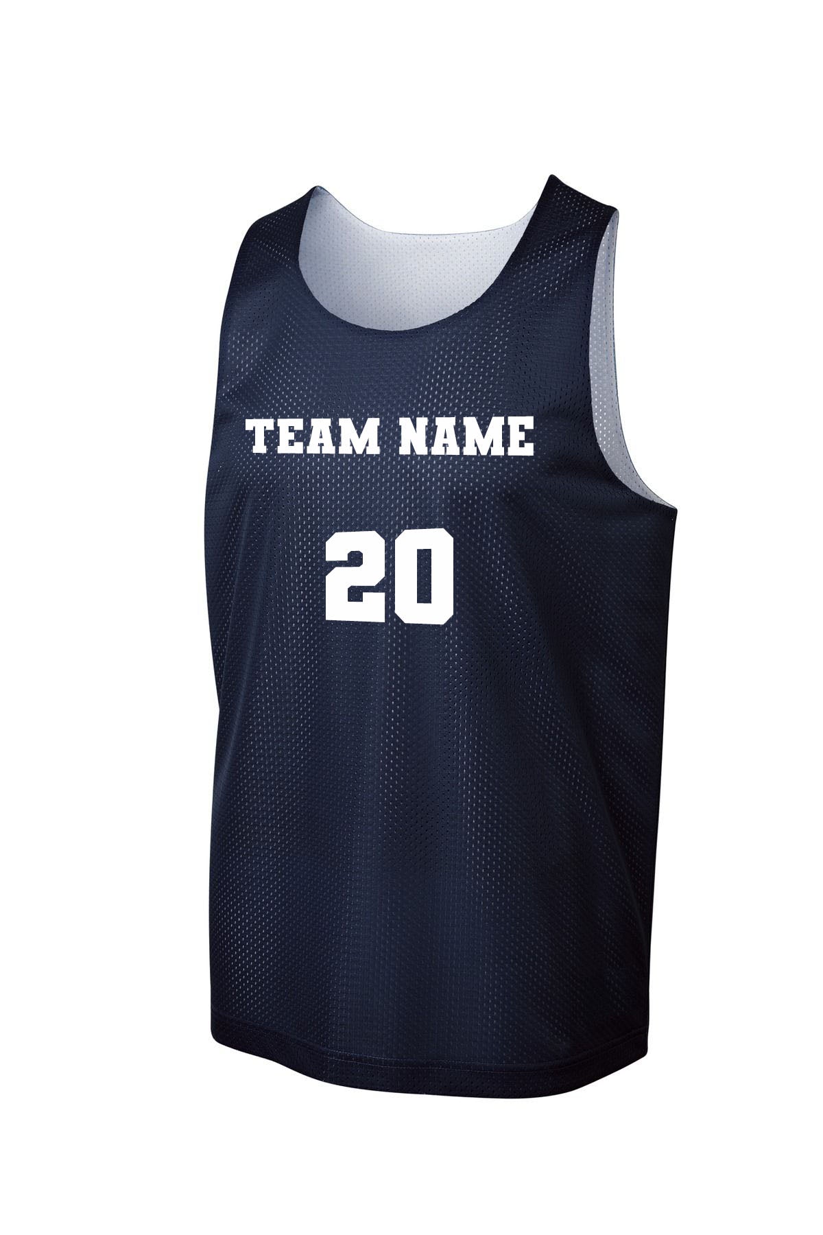 Personalized Navy Basketball Jersey with Team Name and Jersey Number